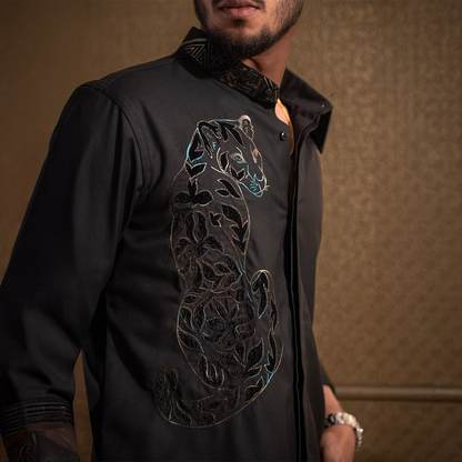 Slim fit party wear shirt