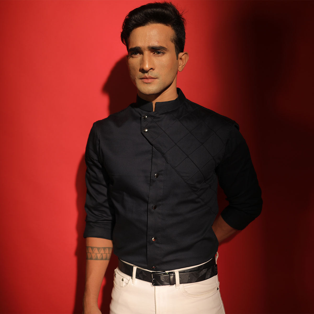 Slim fit party wear shirt