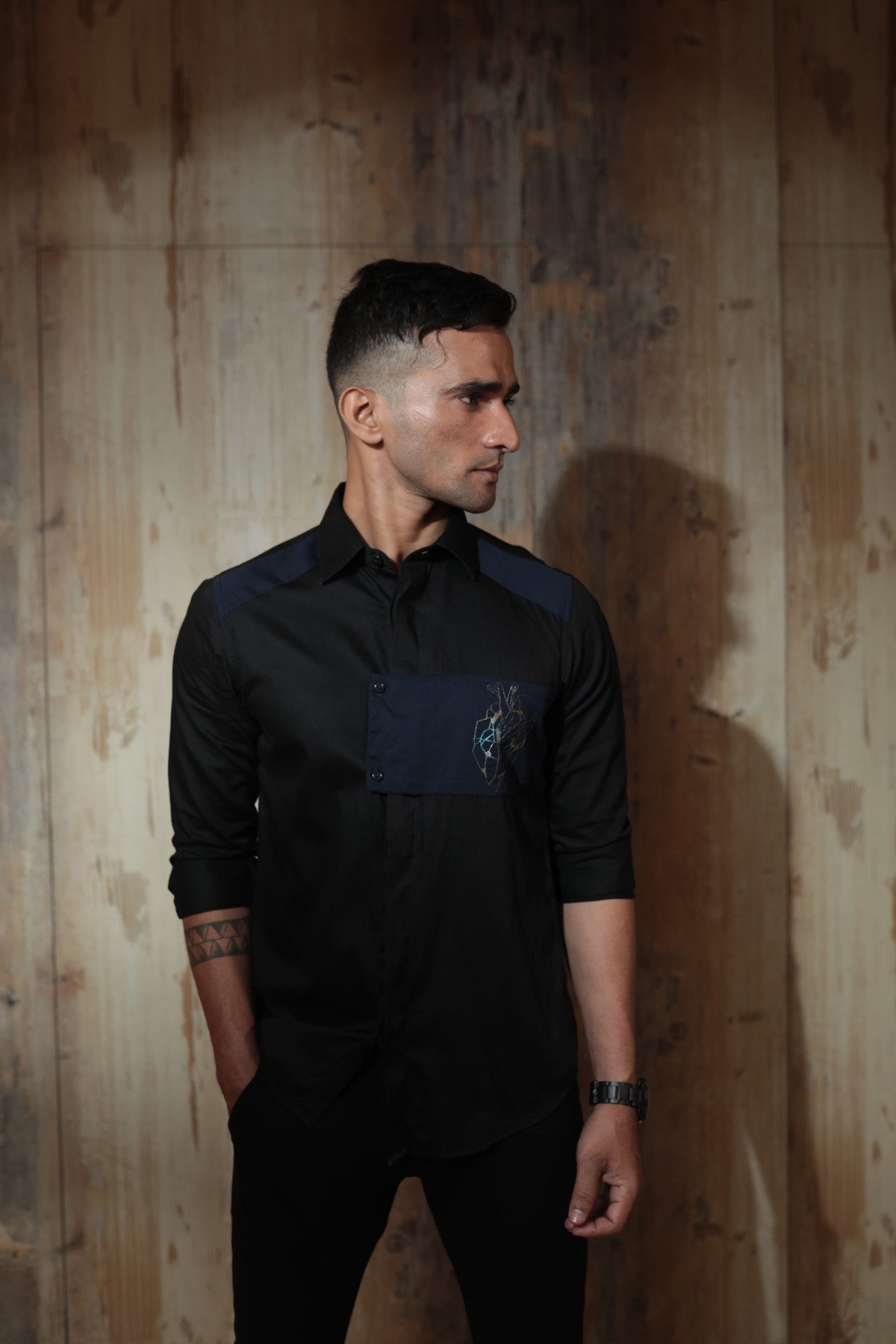 Slim fit party wear shirt