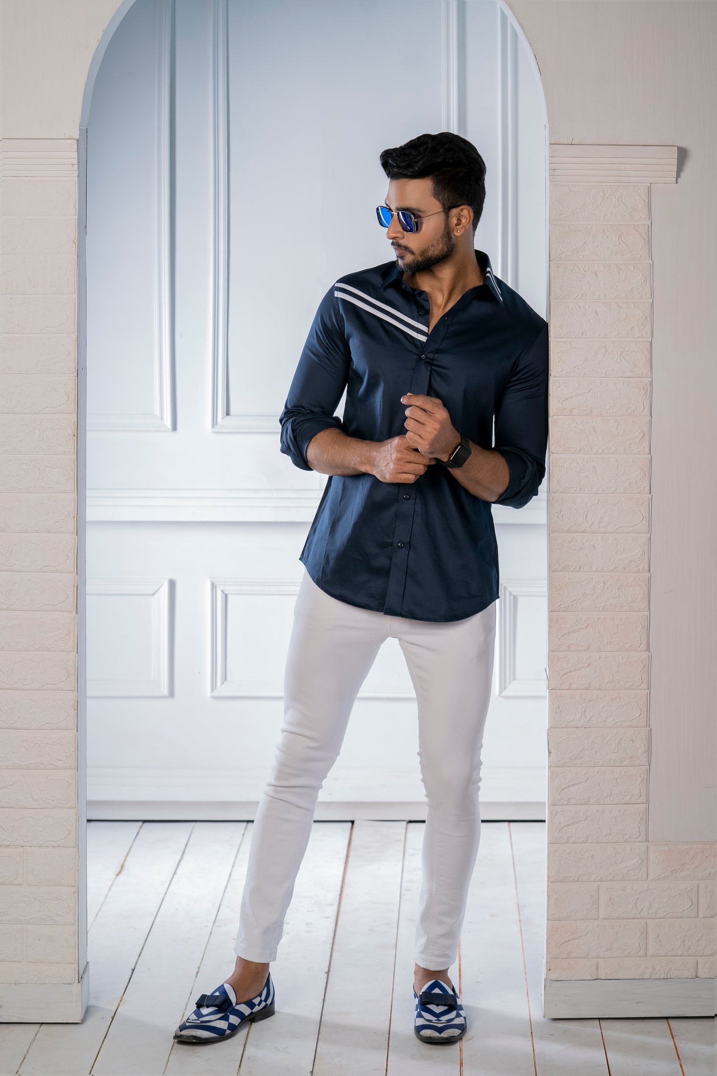 Slim fit party wear shirt