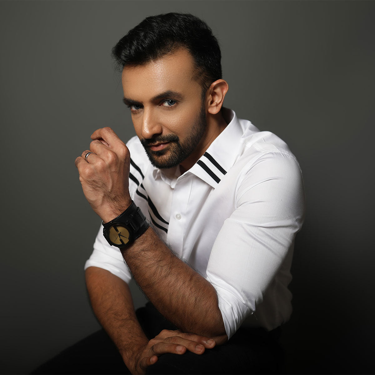 Slim fit party wear shirt