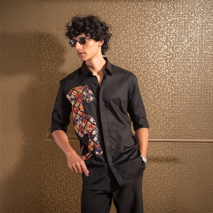 Slim fit party wear shirt