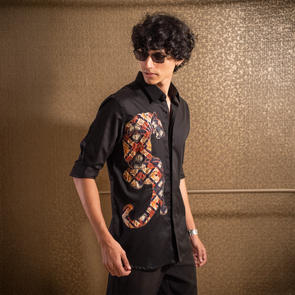 Slim fit party wear shirt