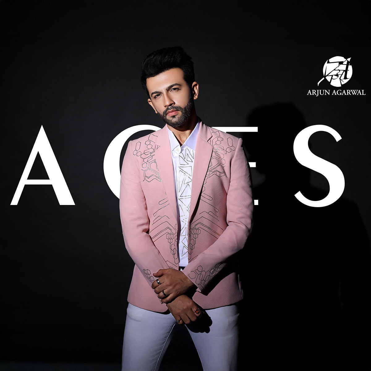 Tuxedo with Hand Embroidery