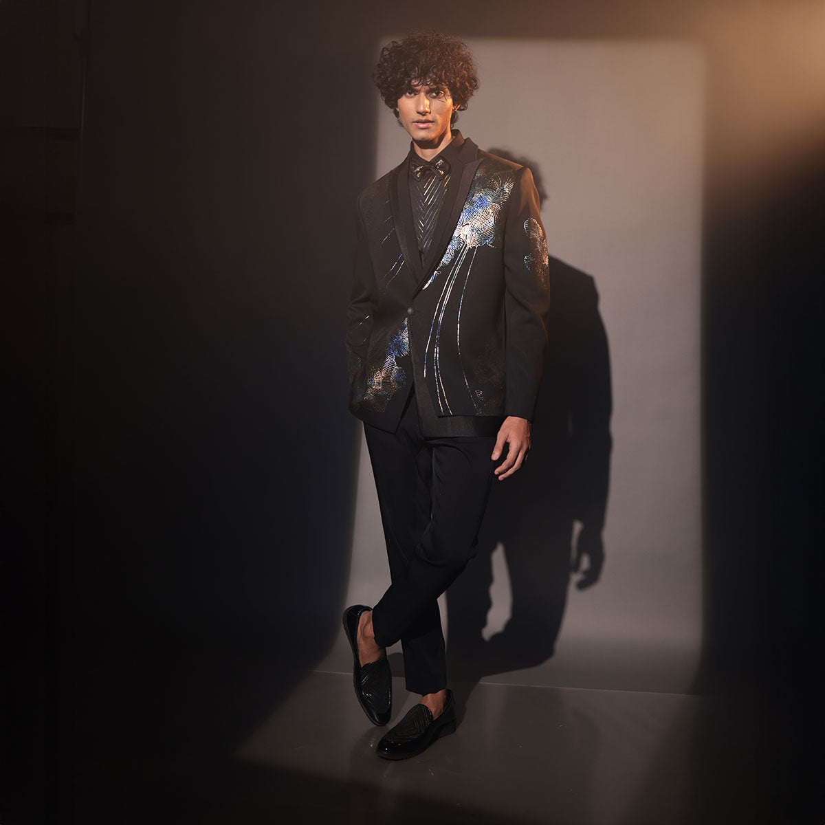 Tuxedo with Hand Embroidery