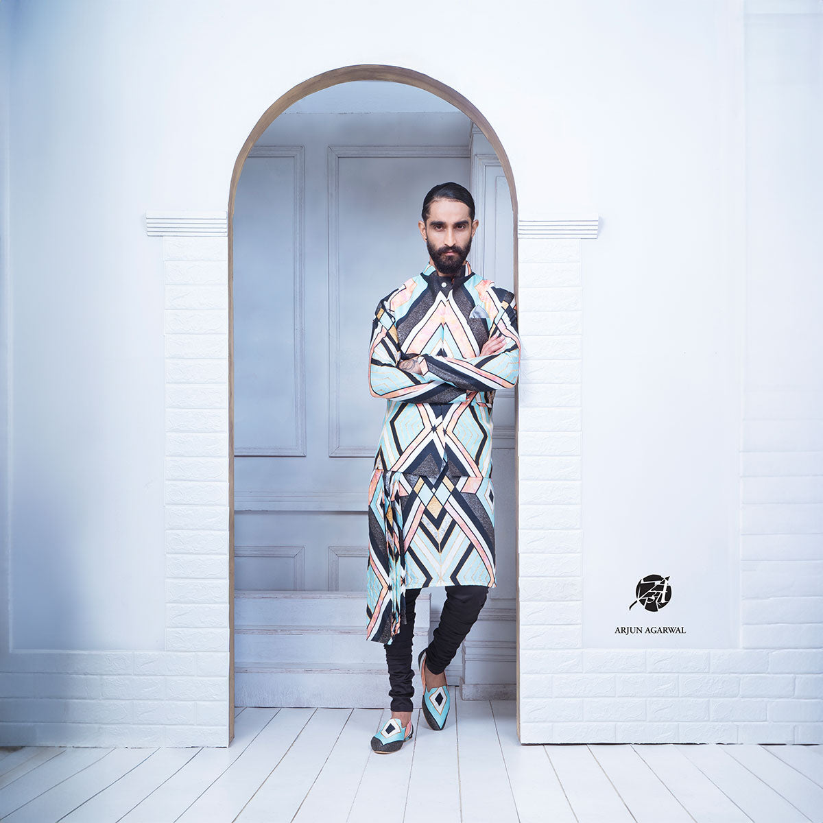 Vibrant jacket with kurta sets