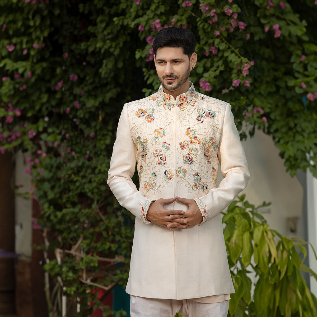Vibrant jacket with kurta sets