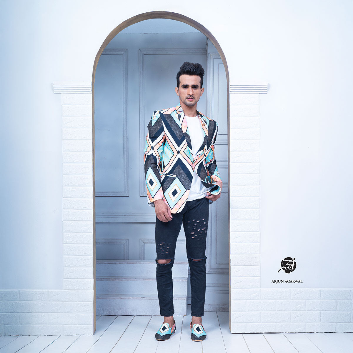 Vibrant jacket with kurta sets