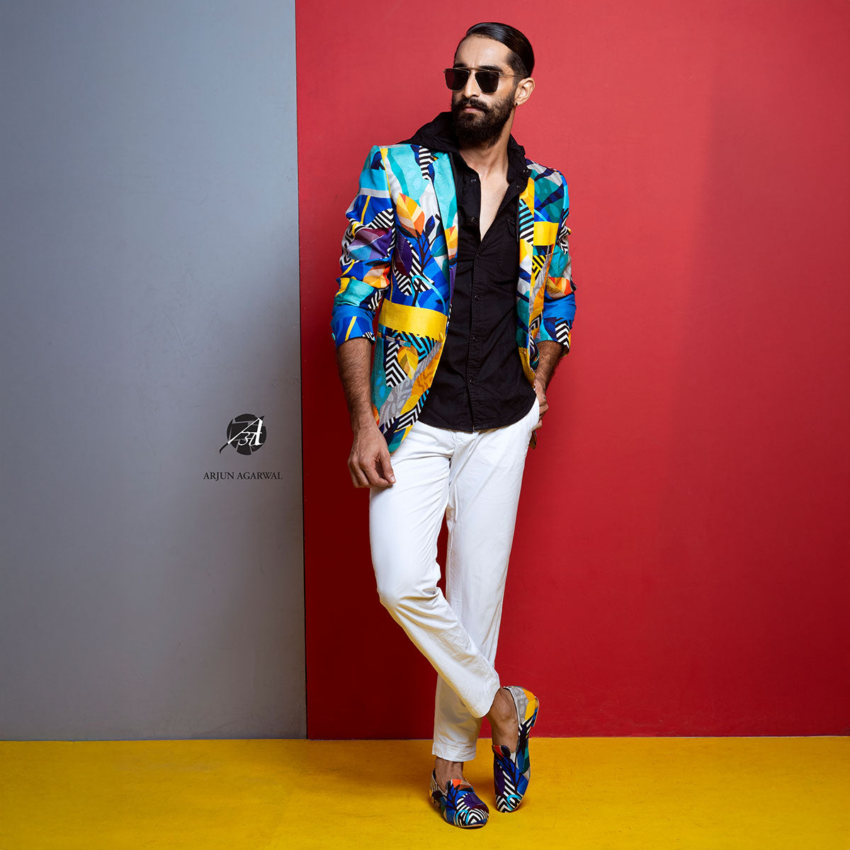 Vibrant jacket with kurta sets