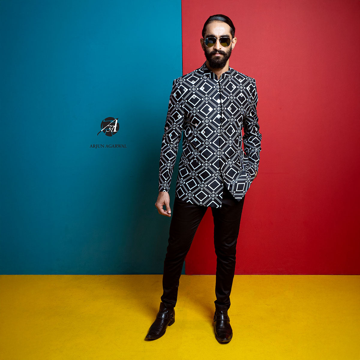 Vibrant jacket with kurta sets