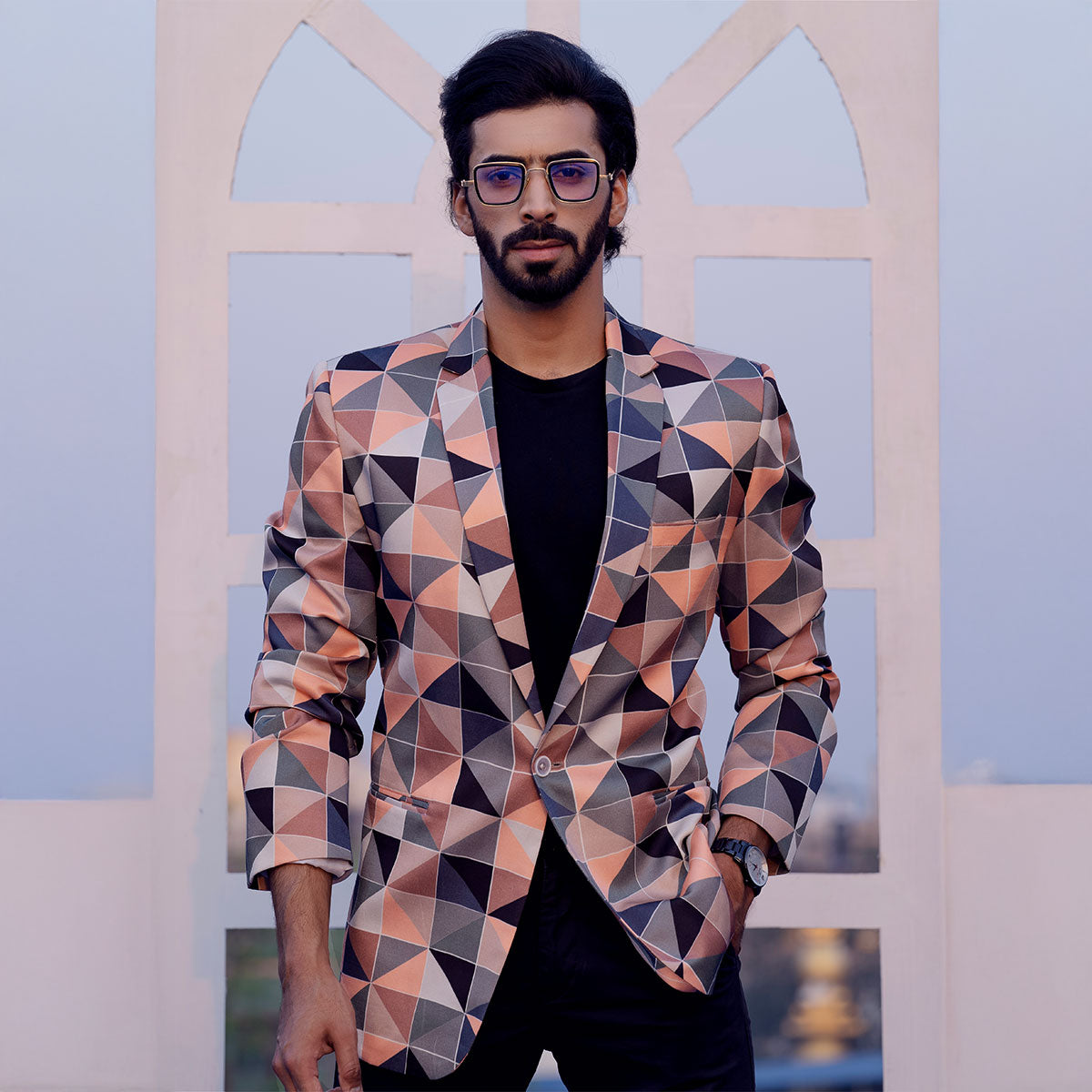 Vibrant jacket with kurta sets