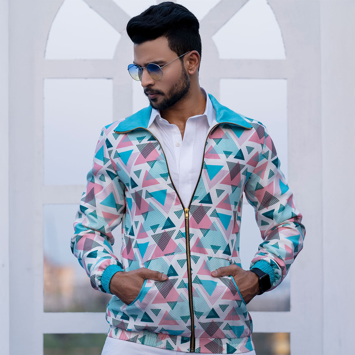 Vibrant jacket with kurta sets