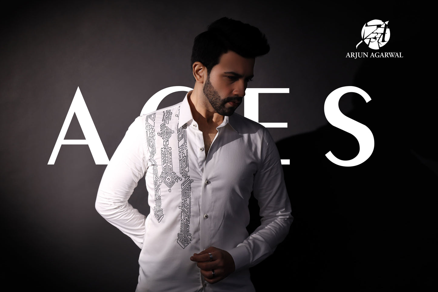 Slim fit party wear shirt