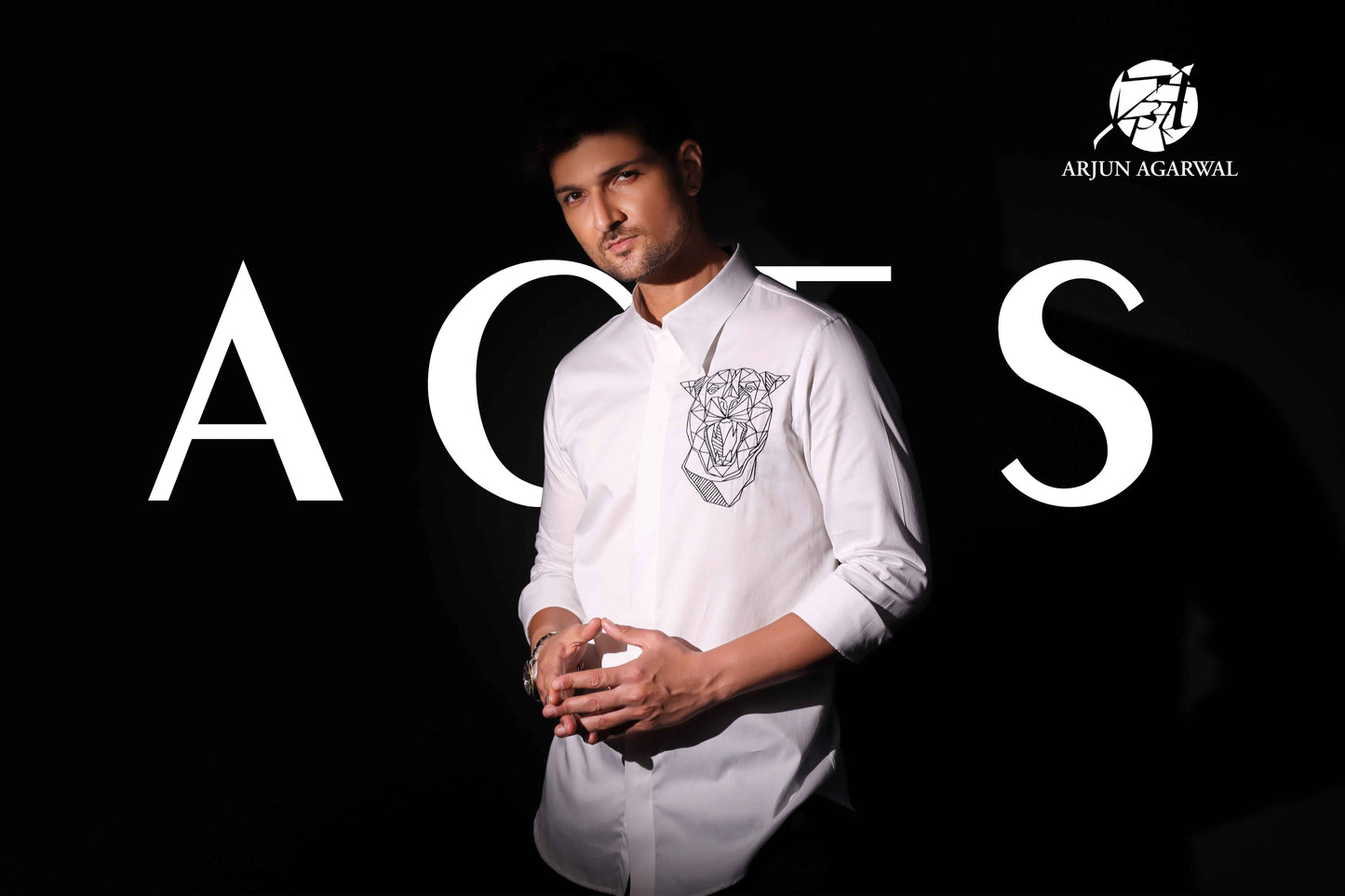 Slim fit party wear shirt