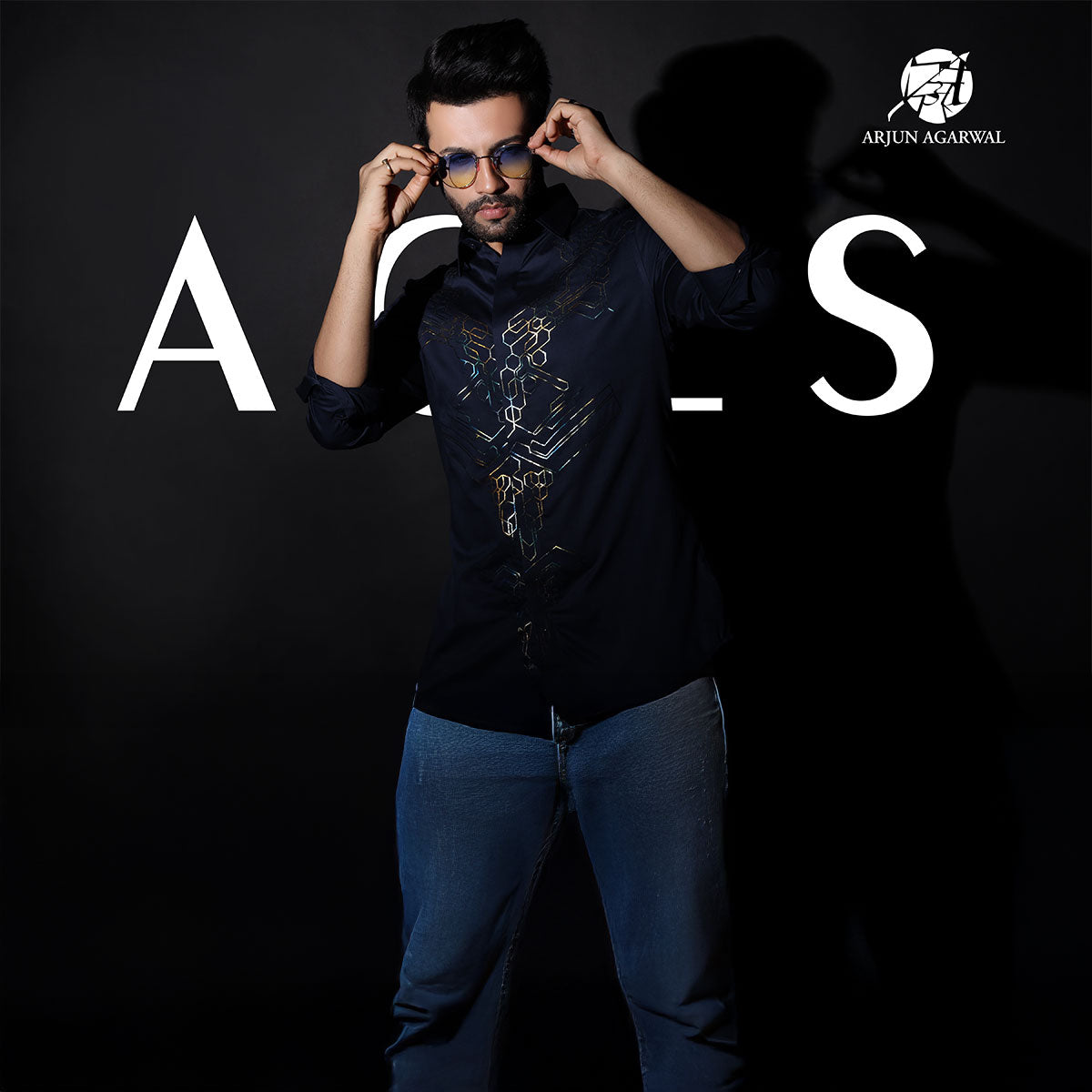 Slim fit party wear shirt