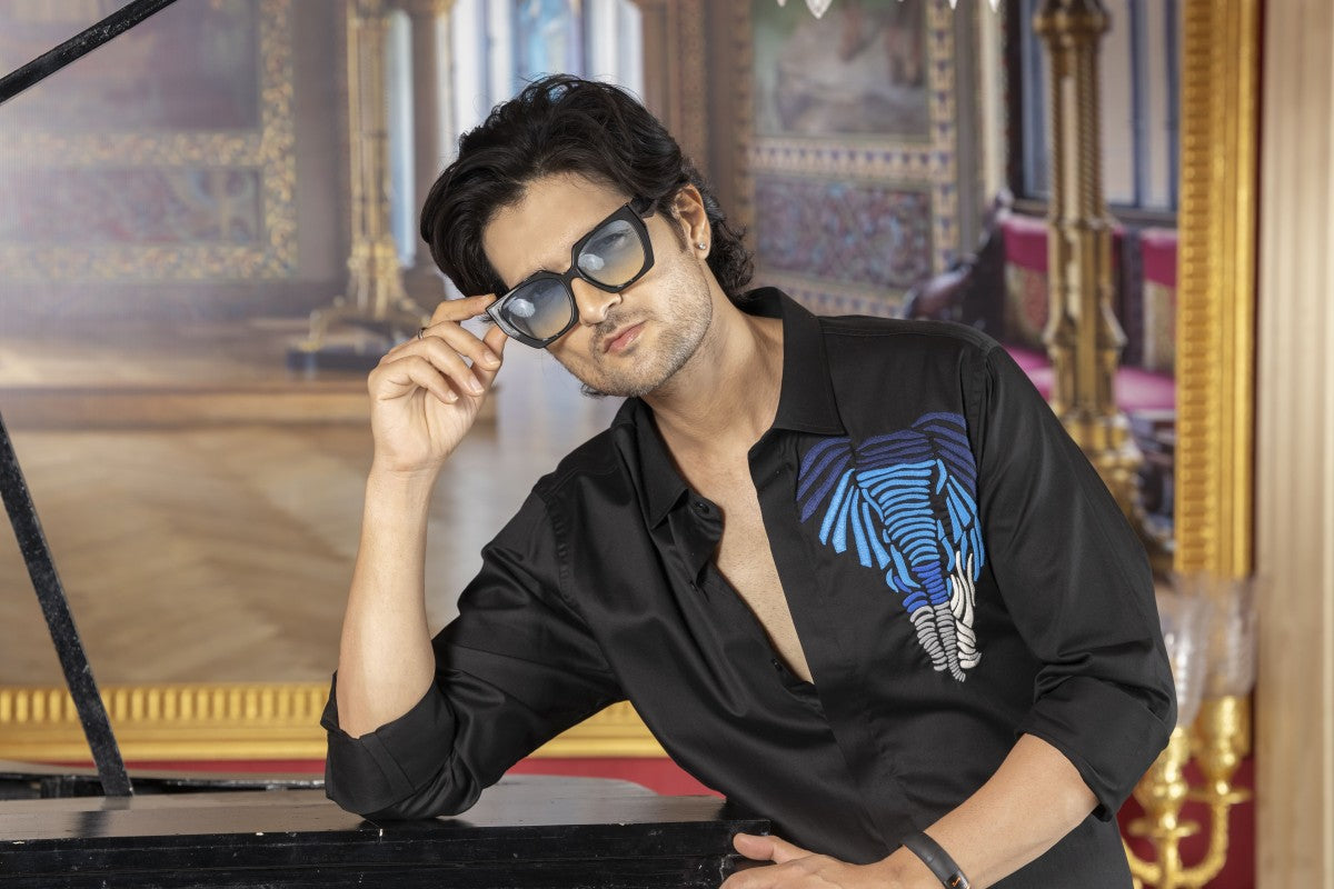 Slim fit party wear shirt