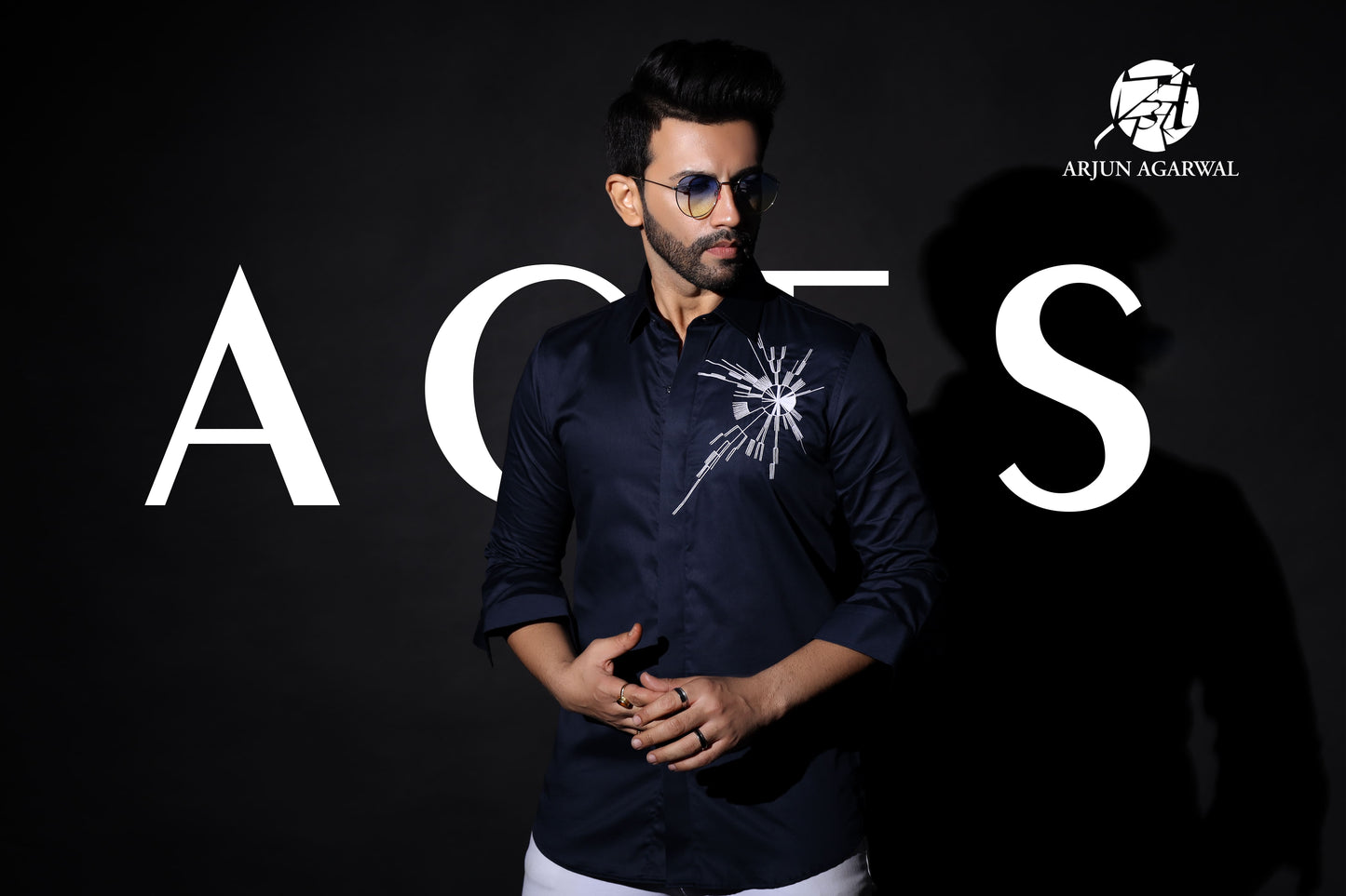 Slim fit party wear shirt