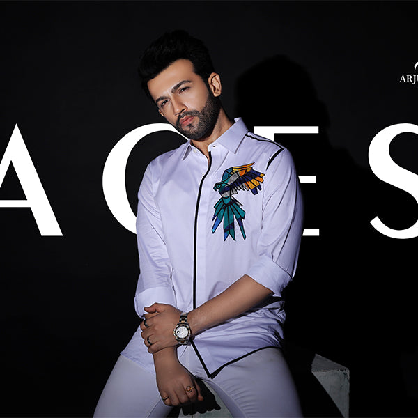 Slim fit party wear shirt