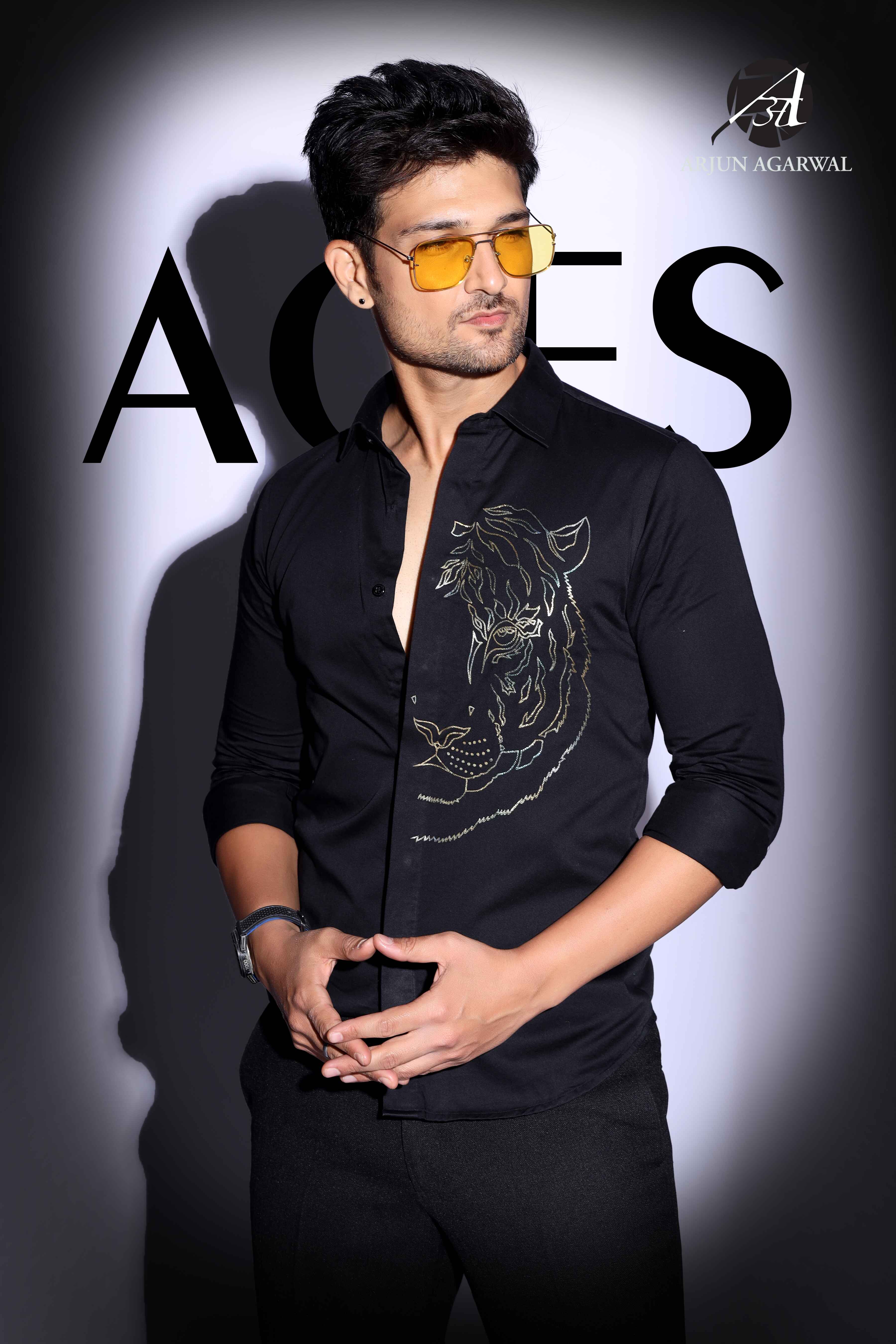 Slim fit party wear shirt – Arjun Agarwal